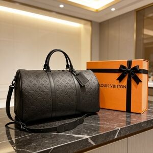 <AUTHENTIC>Louis Vuitton eather Travel Bag